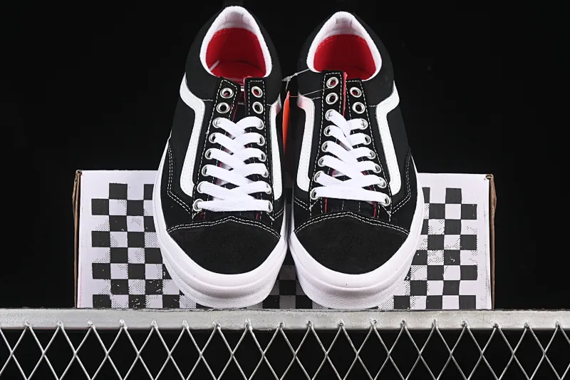 All categories Vans Vans series Vans Low Vans low-top Vans Old Skool Pro Vans official black and white comfortable and versatile casual skate shoes VN0A45JB3K1